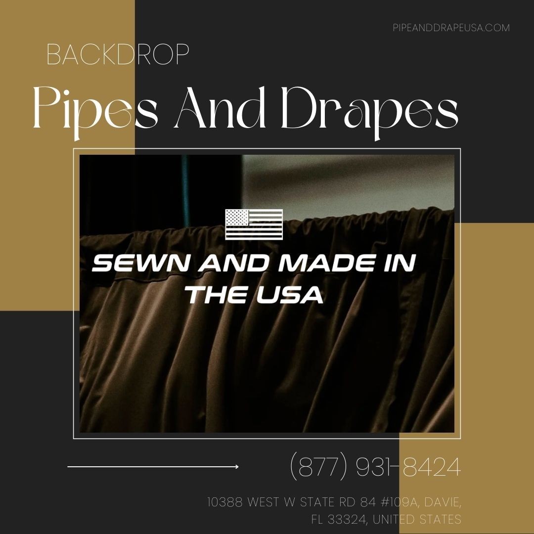 Backdrop Pipes And Drapes | Buy Pipe And Drape Online| Pipe and drape USA